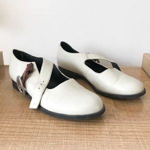 ESPRIT FOOTWEAR MARY JANES W/ TORN STRAPS